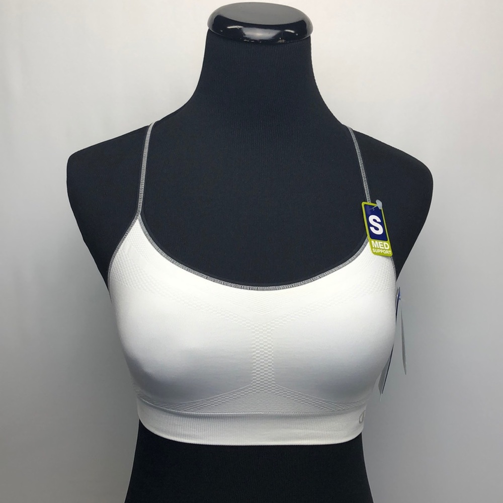 Champion White/Black Seamless Criss Cross Sm